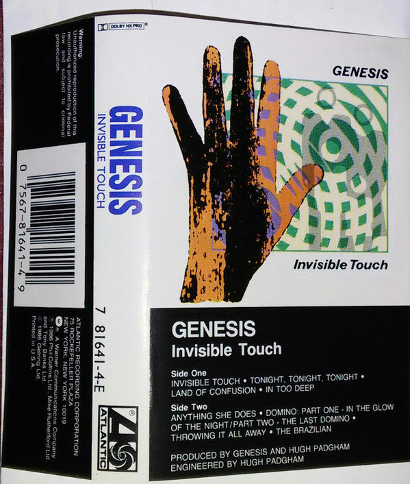 Genesis : Invisible Touch (Cass, Album, AR,)