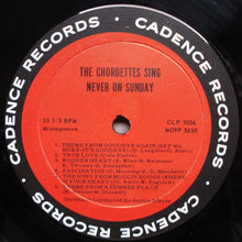 Load image into Gallery viewer, The Chordettes : Never On Sunday (LP, Album, Mono)