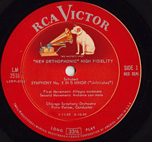 Load image into Gallery viewer, Franz Schubert - Fritz Reiner / The Chicago Symphony Orchestra : Schubert Unfinished And Symphony No. 5 (LP, Album, Mono)