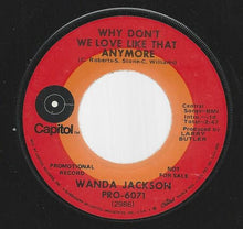 Load image into Gallery viewer, Wanda Jackson : Fancy Satin Pillows (7", Promo)