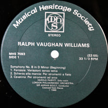 Load image into Gallery viewer, Ralph Vaughan Williams, Sir Adrian Boult Conducting The London Philharmonic Orchestra : Symphony No. 8 In D Minor / Partita For Double String Orchestra (LP, RE)