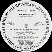 Load image into Gallery viewer, The Miracles Featuring Billy Griffin : Spy For Brotherhood (12&quot;, Promo)