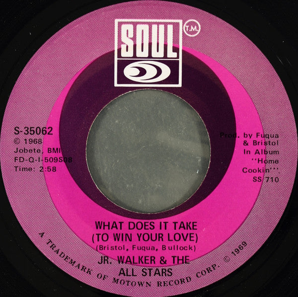 Junior Walker & The All Stars : What Does It Take (To Win Your Love) (7