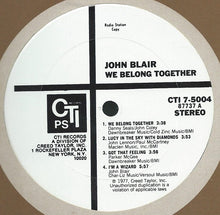 Load image into Gallery viewer, John Blair : We Belong Together (LP, Album, Promo)