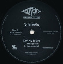 Load image into Gallery viewer, Shareefa : Cry No More / No One Said (12&quot;, Single, Promo)