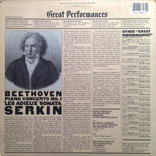 Load image into Gallery viewer, The Philadelphia Orchestra, Eugene Ormandy, Rudolf Serkin : Beethoven: Piano Concerto No. 1 &amp; "Les Adieux" Sonata (LP, Album, RM)