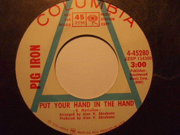 Pig Iron : Put Your Hand In The Hand / Abe's Blues (7