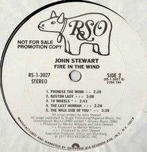 Load image into Gallery viewer, John Stewart (2) : Fire In The Wind (LP, Album, Promo)