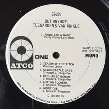 Load image into Gallery viewer, Teegarden &amp; Van Winkle : But Anyhow, Teegarden &amp; Van Winkle (LP, Album, Mono, Promo)