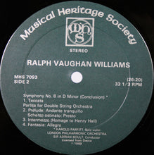 Load image into Gallery viewer, Ralph Vaughan Williams, Sir Adrian Boult Conducting The London Philharmonic Orchestra : Symphony No. 8 In D Minor / Partita For Double String Orchestra (LP, RE)