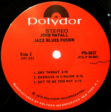 Load image into Gallery viewer, John Mayall : Jazz Blues Fusion (LP, Album, Scr)