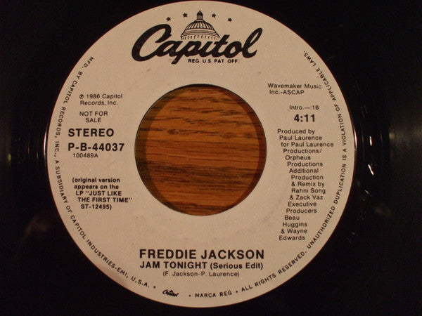 Freddie Jackson : Jam Tonight (7