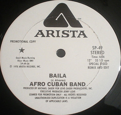 Love Childs Afro Cuban Blues Band : Baila / The Moon Is The Daughter Of The Devil (12