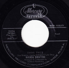 Load image into Gallery viewer, Brook Benton : Think Twice / For My Baby (7", Single)