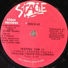Load image into Gallery viewer, Chalice (3) / Toots Hibbert / Yellowman : Peeping Tom 11 (12&quot;)
