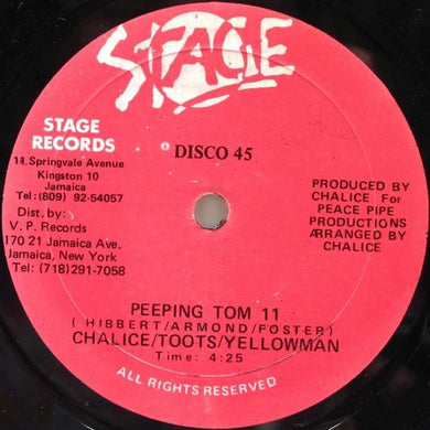 Chalice (3) / Toots Hibbert / Yellowman : Peeping Tom 11 (12