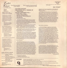 Load image into Gallery viewer, Sergei Vasilyevich Rachmaninoff, Earl Wild / Jascha Horenstein, The Royal Philharmonic Orchestra : Piano Concerto No. 2 / Rhapsody On A Theme Of Paganini (LP, Album)