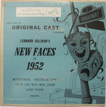 Load image into Gallery viewer, Various : Leonard Sillman's New Faces Of 1952 - Original Cast (7", EP)
