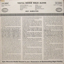 Load image into Gallery viewer, Roy Hamilton (5) : You&#39;ll Never Walk Alone (LP, Album, Mono)