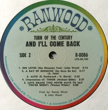 Load image into Gallery viewer, Turn Of The Century : And I'll Come Back (LP, Album, Gat)