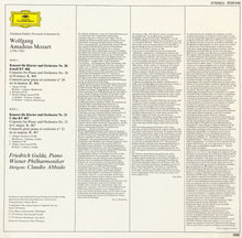 Load image into Gallery viewer, Mozart* – Friedrich Gulda, Wiener Philharmoniker · Vienna Philharmonic*, Claudio Abbado : Klavierkonzerte · Piano Concertos Nr. 20 &amp; 21 (LP)