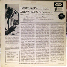 Load image into Gallery viewer, Sergei Prokofiev, Dmitri Shostakovich, Efrem Kurtz, Philharmonia Orchestra : "Classical" Symphony / Symphony No. 1 (LP, Album)