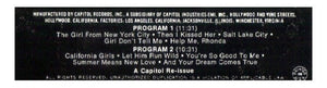 The Beach Boys : California Girls (Cass, Album, RE)