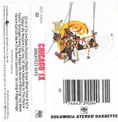 Chicago (2) : Chicago IX - Chicago's Greatest Hits (Cass, Comp)