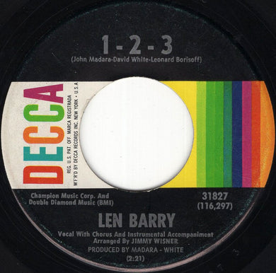 Len Barry : 1 - 2 - 3 (7
