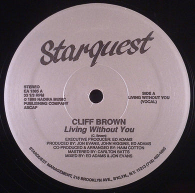 Cliff Brown (5) : Living Without You (12