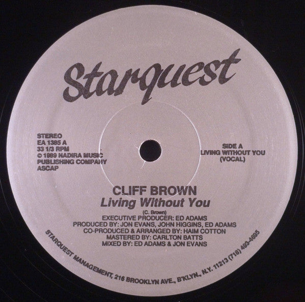 Cliff Brown (5) : Living Without You (12