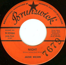 Load image into Gallery viewer, Jackie Wilson : Night / Doggin' Around (7", Single, Glo)