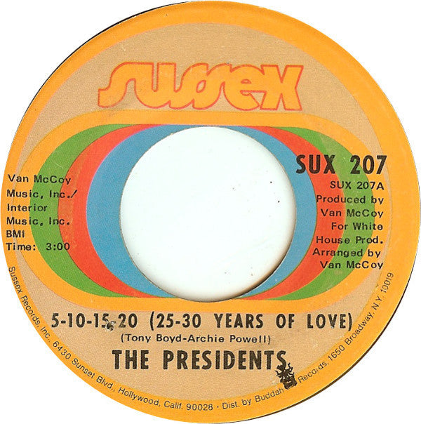 Presidents : 5-10-15-20 (25-30 Years Of Love) (7