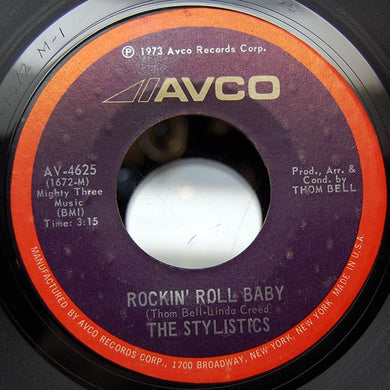 The Stylistics : Rockin' Roll Baby / Pieces (7