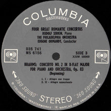 Load image into Gallery viewer, Johannes Brahms / Felix Mendelssohn-Bartholdy / Robert Schumann - Rudolf Serkin, Eugene Ormandy, The Philadelphia Orchestra : Rudolf Serkin Plays Four Great Romantic Piano Concertos  (3xLP, Comp + Box)