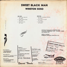 Load image into Gallery viewer, Winston Soso : Sweet Black Man (LP, Blu)