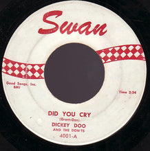 Load image into Gallery viewer, Dicky Doo &amp; The Don'ts : Did You Cry / Click Clack (7", Single)