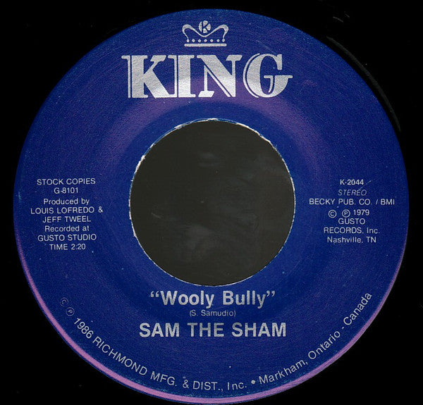 Sam The Sham & The Pharaohs : Wooly Bully / Lil' Red Riding Hood (7
