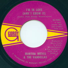 Load image into Gallery viewer, Martha Reeves &amp; The Vandellas : (We&#39;ve Got) Honey Love / I&#39;m In Love (And I Know It) (7&quot;, Single)