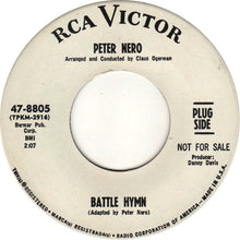 Load image into Gallery viewer, Peter Nero : Battle Hymn / The Best Thing For You (7", Promo)