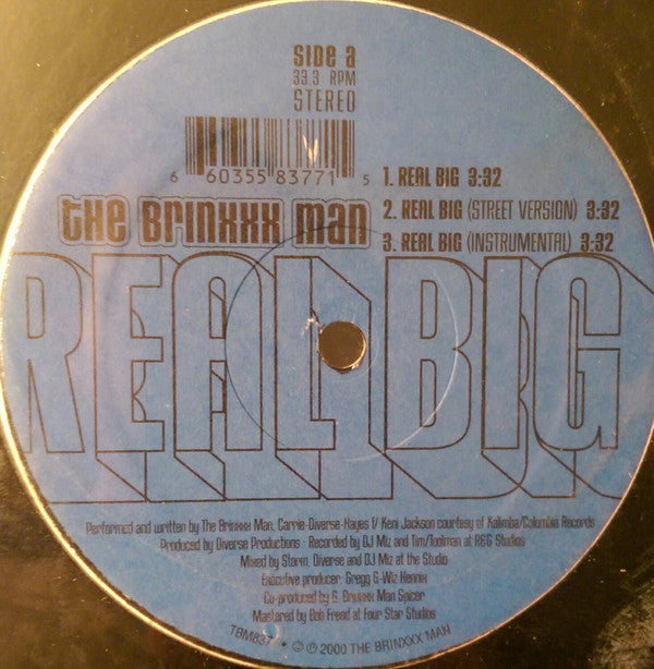 The Brinxxx Man : Real Big / Steppin In Hotta 2001 (12