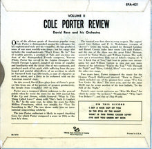 Load image into Gallery viewer, David Rose &amp; His Orchestra : Cole Porter Review Vol. II (7", EP)