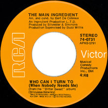 Load image into Gallery viewer, The Main Ingredient : Everybody Plays The Fool (7&quot;, Single, Roc)