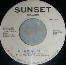 Load image into Gallery viewer, Price Mitchell / Rene Sloane : Mr. &amp; Mrs. Untrue (7&quot;, Promo)