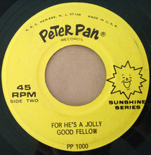 Load image into Gallery viewer, Peter Pan Players And Orchestra : Happy Birthday / For He's A Jolly Good Fellow (7")