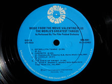 Load image into Gallery viewer, The Film Festival Orchestra : Music From The Movie Valentino + The World's Greatest Tangos (LP, Album)