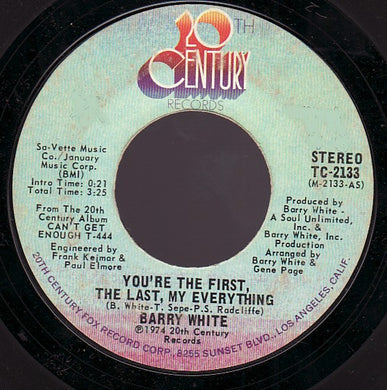 Barry White : You're The First, The Last, My Everything (7