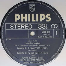 Load image into Gallery viewer, Antonio Vivaldi - English Chamber Orchestra, Henryk Szeryng : The Four Seasons (LP, RE)