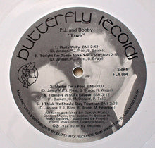 Load image into Gallery viewer, P.J. And Bobby : Love (LP, Album, Promo, Whi)