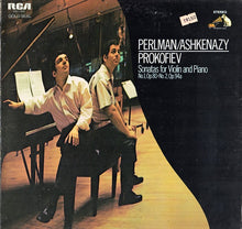 Load image into Gallery viewer, Sergei Prokofiev, Itzhak Perlman / Vladimir Ashkenazy : Sonatas For Violin And Piano (No. 1, Op. 80 · No. 2, Op. 94a) (LP, RE)